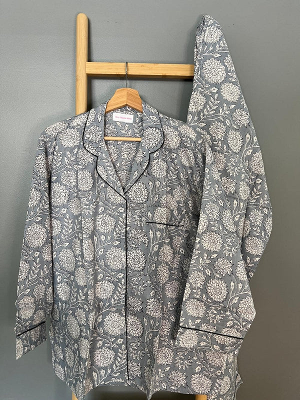 100% Cotton Long Pajama Set