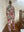 100% Cotton Long Pajama Set in Chrysanthemum White