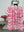 100% Cotton Shorty Pajama Set in Pretty in Pink (pink)