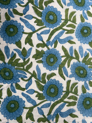 100% Cotton Shorty Pajama Set in Blue Bell