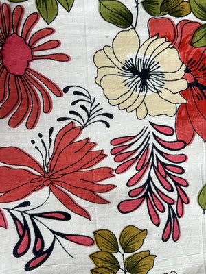 100% Cotton Shorty Pajama Set in Chrysanthemum