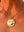 Beach Tag Charm Necklace – 18k Gold Plated