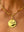 Beach Tag Charm Necklace – 18k Gold Plated