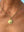 Beach Tag Charm Necklace – 18k Gold Plated