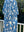 100% Cotton Long Robe in Seuss (royal blue)