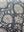 100% Cotton Long Pajama Set in Dahlia Grey & White
