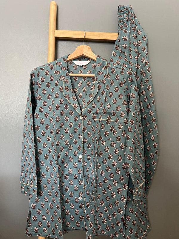 100% Cotton Long Pajama Set