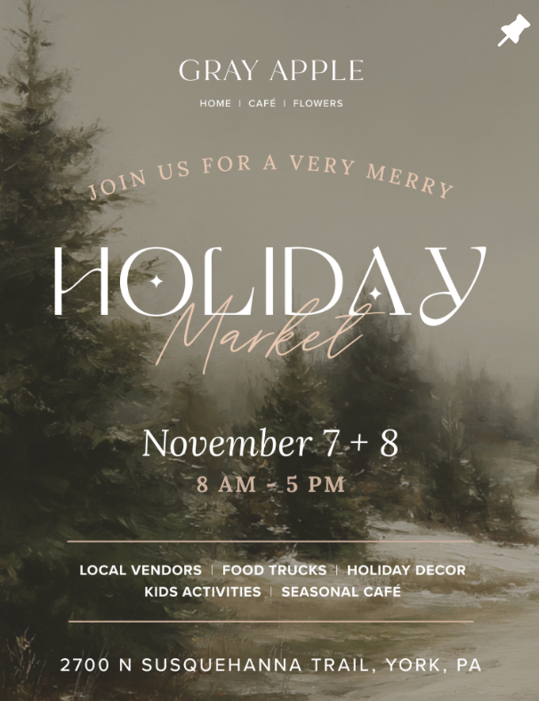 Gray Apple Holiday Event