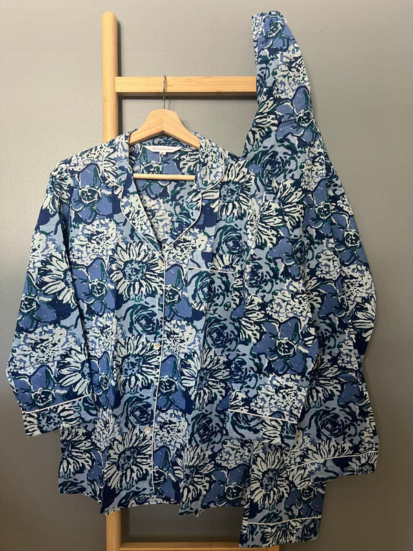 100% Cotton Long Pajama Set