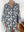 100% Cotton Long Pajama Set in Dahlia Black & White