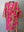 Wildflower (Hot Pink)  cotton short robes for women
